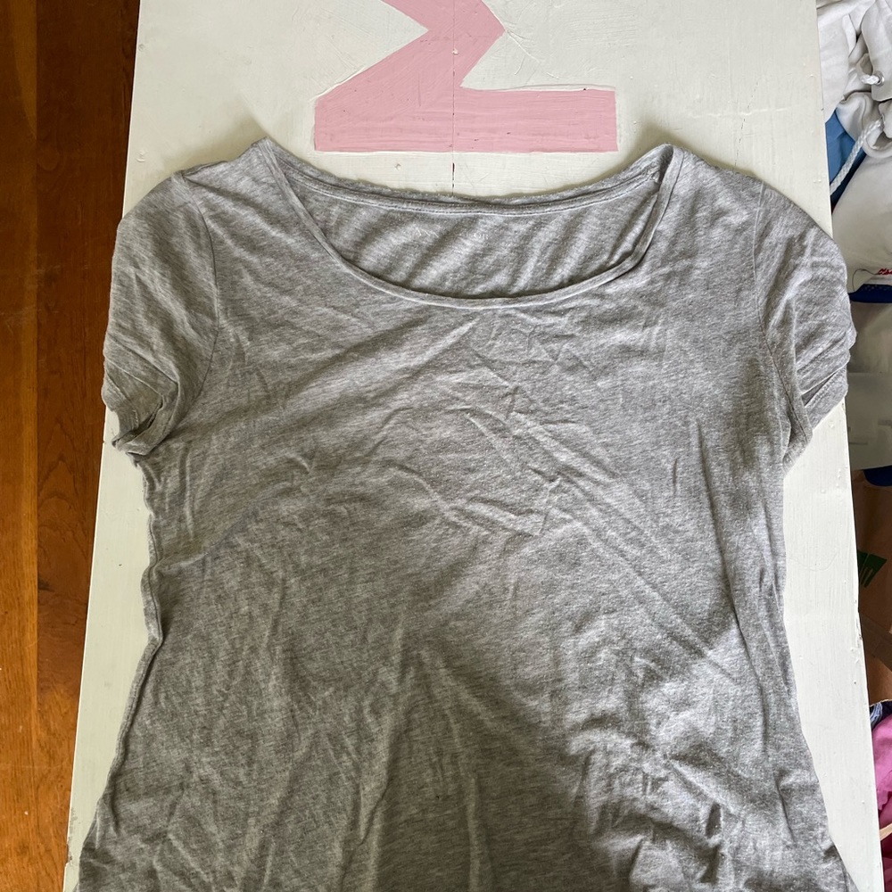 Gray shirt sleeve